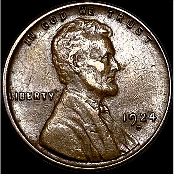 1924-D Lincoln Wheat Cent CLOSELY  UNCIRCULATED