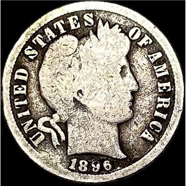1898-O Silver Barber Dime NICELY CIRCULATED