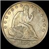 Image 1 : 1854 Arrows Seated Liberty Half Dollar ABOUT  UNCIRCULATED