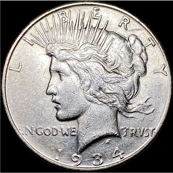 1934-D Silver Peace Dollar CLOSELY  UNCIRCULATED