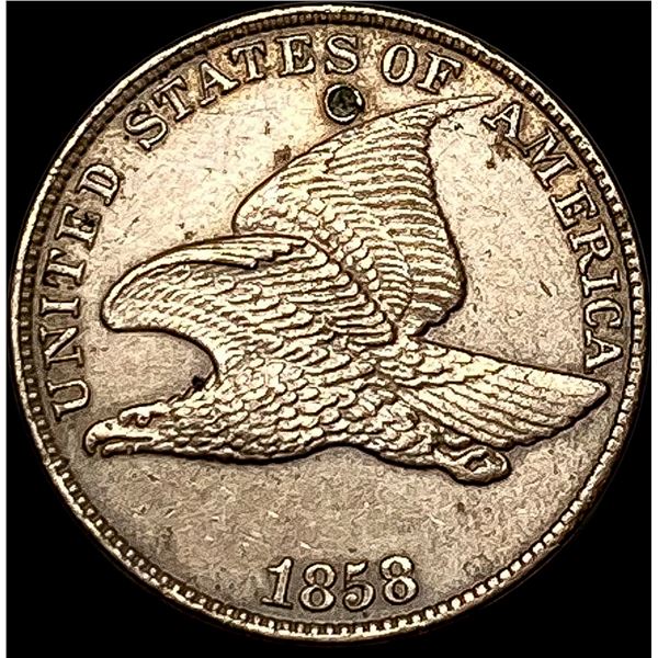 1858 Flying Eagle Cent CLOSELY UNCIRCULATED