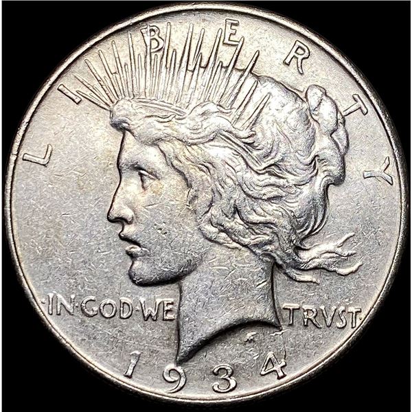 1934-D Silver Peace Dollar CLOSELY  UNCIRCULATED