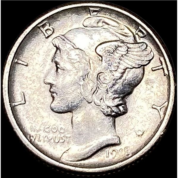 1918-S Silver Mercury Dime UNCIRCULATED