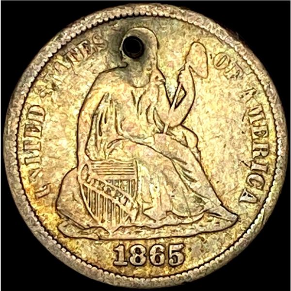1865 Seated Liberty Dime HIGH GRADE