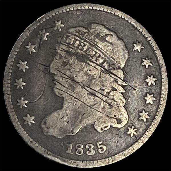 1835 Capped Bust Half Dime NICELY CIRCULATED