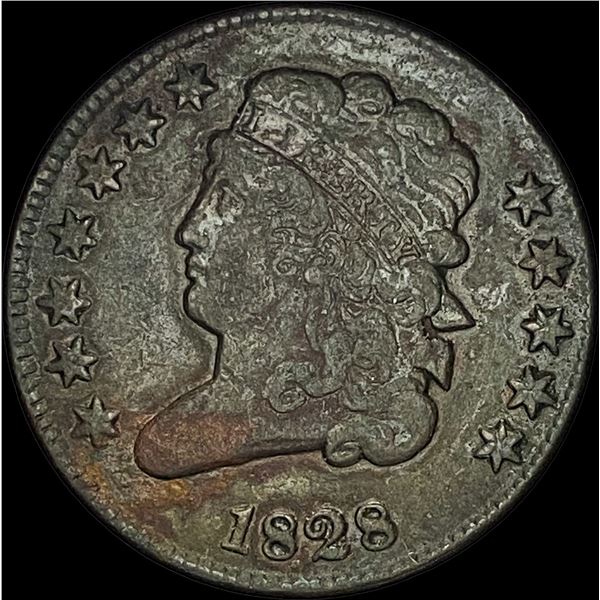 1828 Classic Head Half Cent LIGHTLY  CIRCULATED