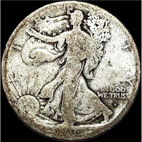 1916-S Walking Liberty Half Dollar NICELY  CIRCULATED