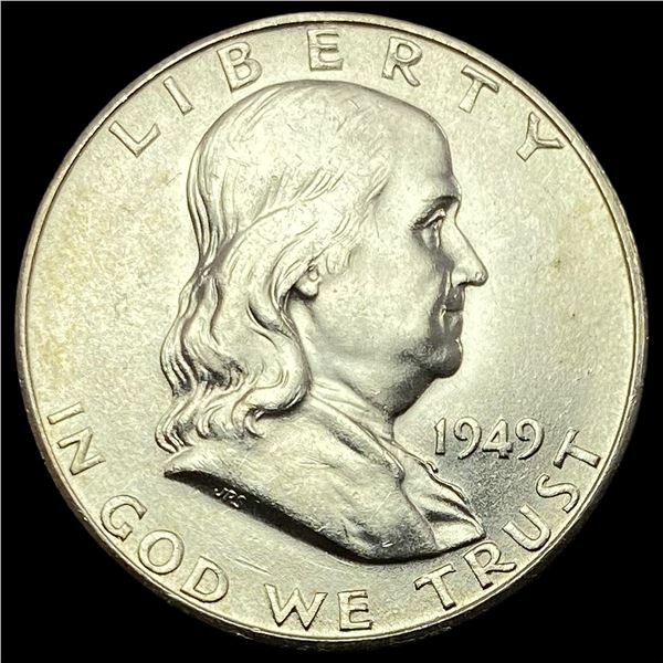 1949-S Silver Franklin Half Dollar CHOICE BU