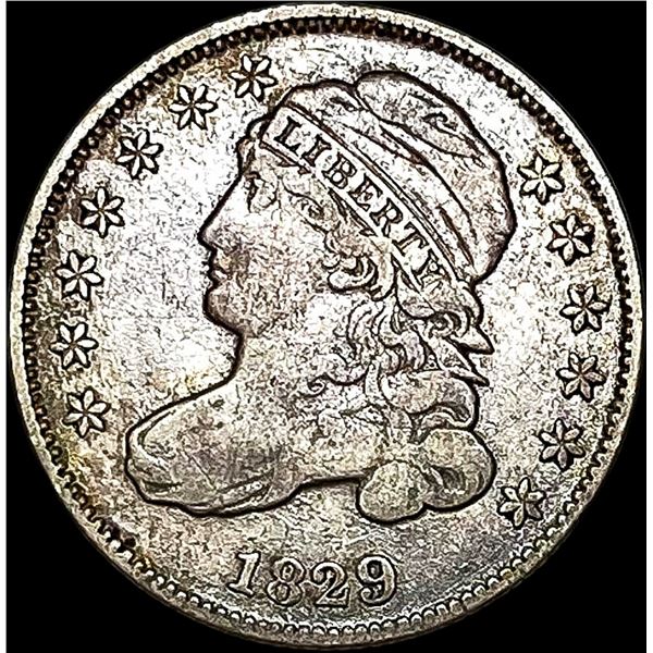 1829 Capped Bust Dime LIGHTLY CIRCULATED