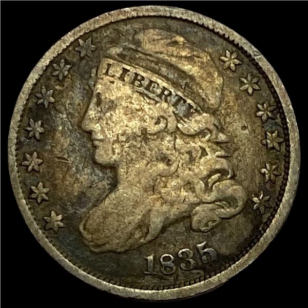 1835 Capped Bust Dime NICELY CIRCULATED