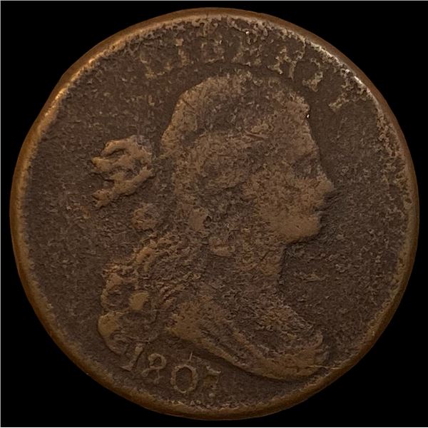 1807 Draped Bust Large Cent LIGHTLY CIRCULATED