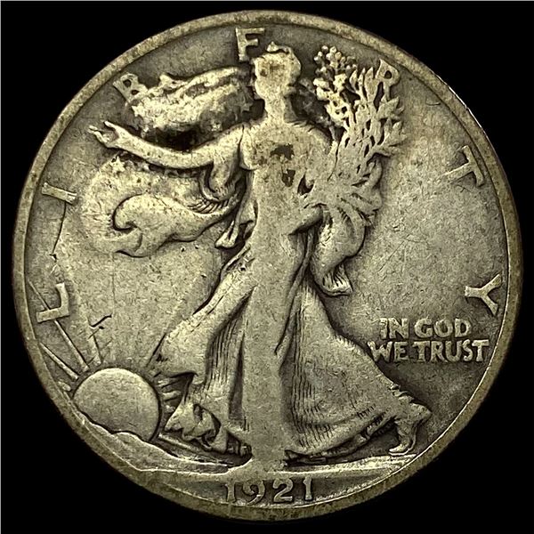 1921-D Walking Liberty Half Dollar NICELY  CIRCULATED