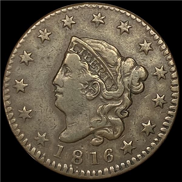 1816 Coronet Head Large LIGHTLY CIRCULATED