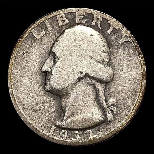 1932-S Silver Washington Quarter LIGHTLY CIRCULATED