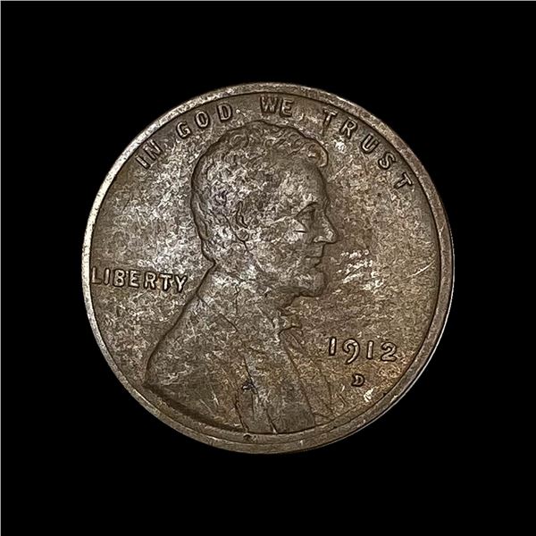 1912-D Bronze Lincoln Wheat Cent LIGHTLY CIRCULATED