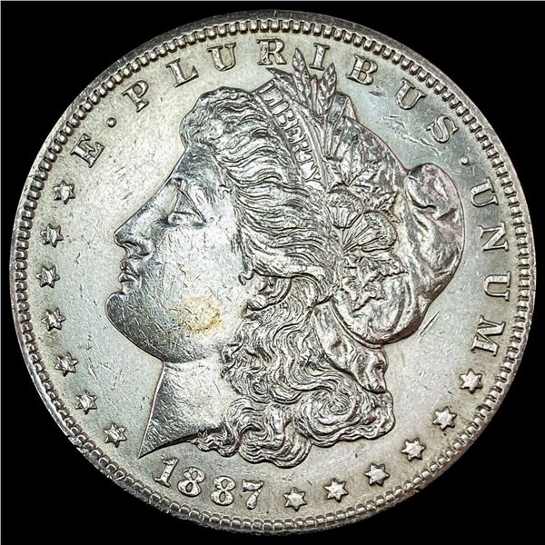 1887-S Morgan Silver Dollar CLOSELY UNCIRCULATED