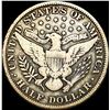 Image 2 : 1907 Barber Half Dollar NICELY CIRCULATED