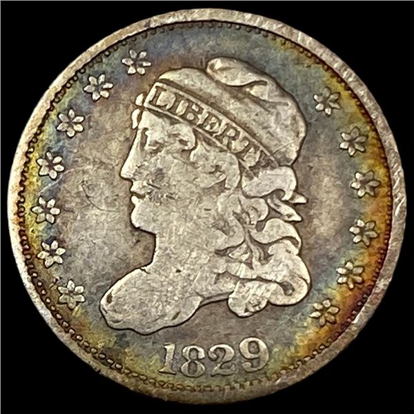 1829 Capped Bust Half Dime NICELY CIRCULATED