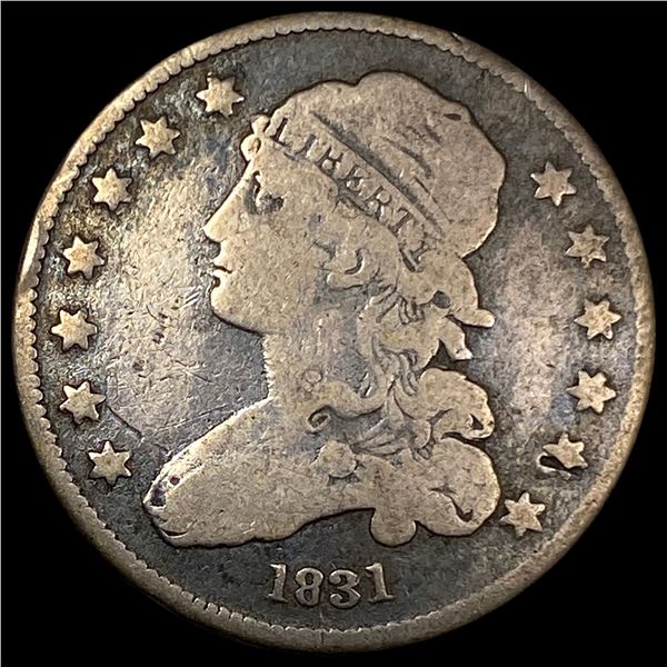 1831 Capped Bust Silver Quarter NICELY  CIRCULATED