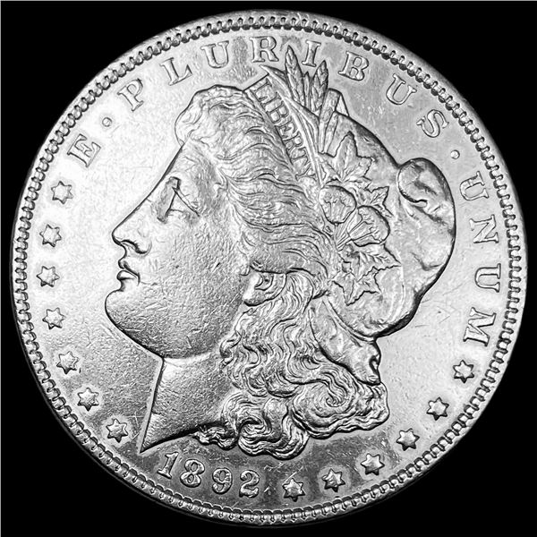 1892 Silver Morgan Dollar CLOSELY  UNCIRCULATED