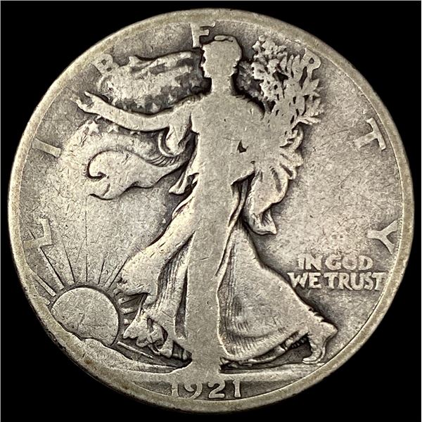 1921-S Walking Liberty Half Dollar NICELY  CIRCULATED