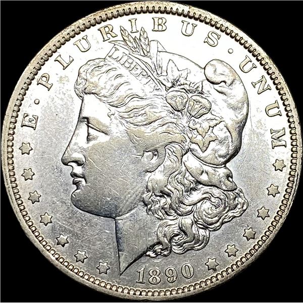 1890-O Morgan Silver Dollar NEARLY  UNCIRCULATED