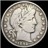 Image 1 : 1892-S Silver Half Dollar (Barber) NICELY CIRCULATED
