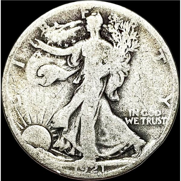 1921-S Walking Liberty Half Dollar NICELY  CIRCULATED