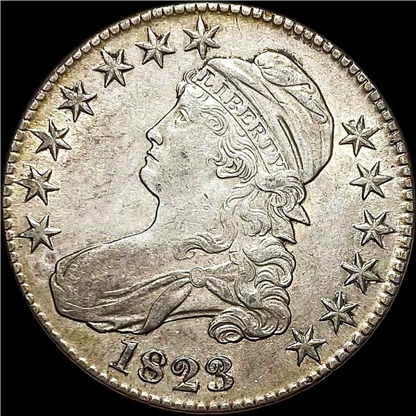 1823 Capped Bust Half Dollar CLOSELY  UNCIRCULATED