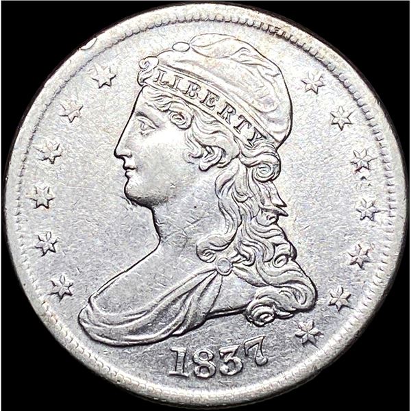 1837 Capped Bust Half Dollar CLOSELY UNCIRCULATED