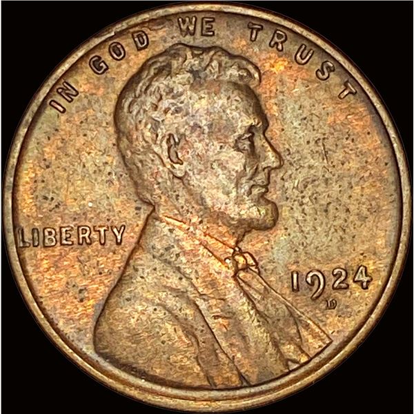 1924-D Lincoln Wheat Cent LIGHTLY CIRCULATED