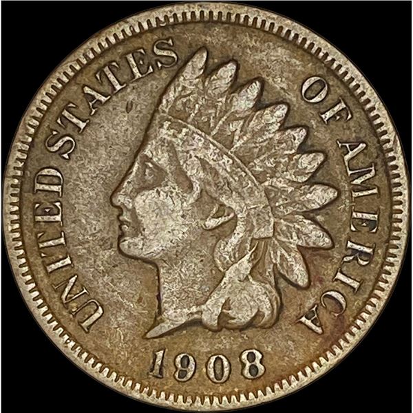 1908-S Indian Head Cent LIGHTLY CIRCULATED