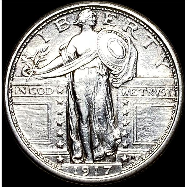1917 Type 1 Standing Liberty Quarter CLOSELY  UNCIRCULATED
