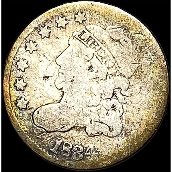 1834 Capped Bust Half Dime NICELY CIRCULATED