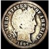 1897-S Silver Barber Dime NICELY CIRCULATED