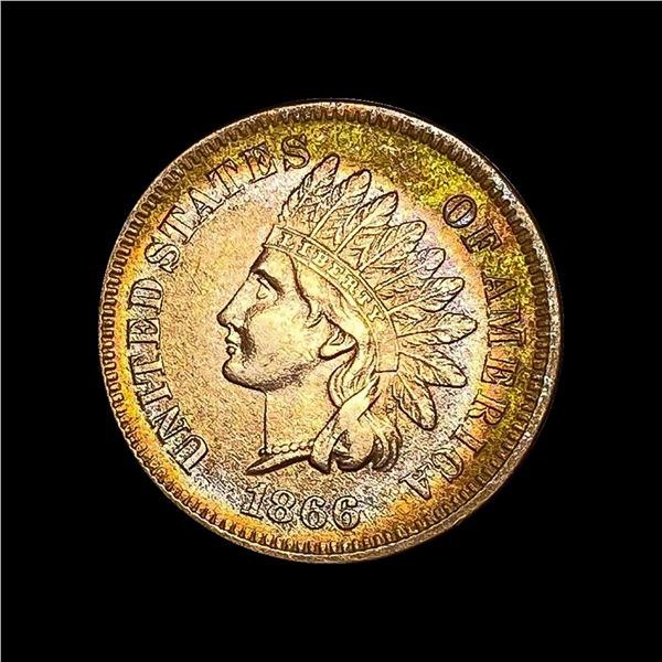 1866 Indian Head Cent CLOSELY UNCIRCULATED