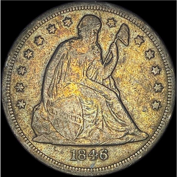 1846-O Seated Liberty Silver Dollar LIGHTLY CIRCULATED