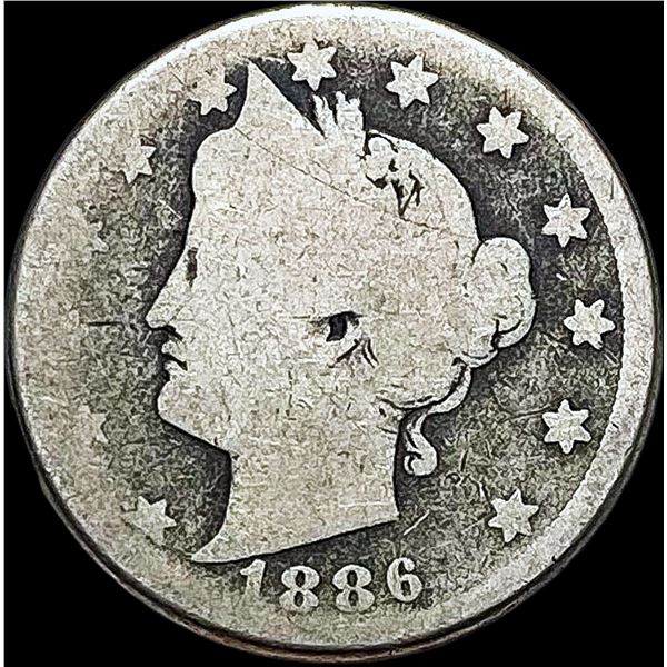 1886 Liberty Head Nickel NICELY CIRCULATED
