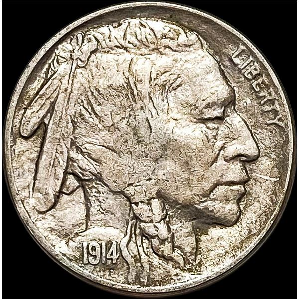 1914 Buffalo Nickel CHOICE AU