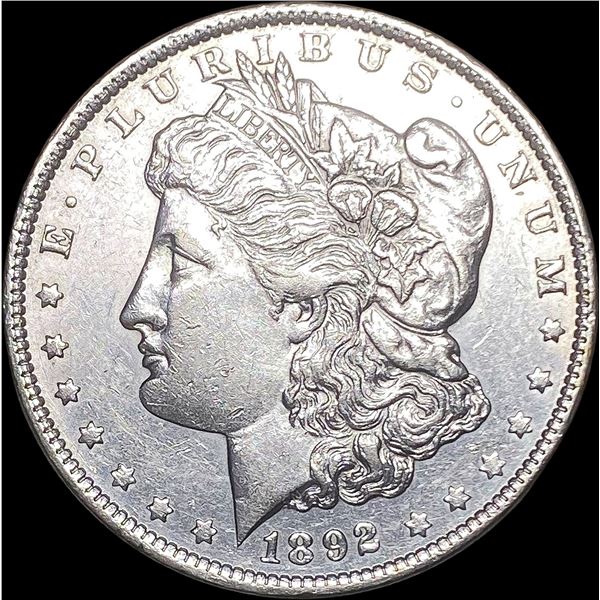 1892 Silver Morgan Dollar CLOSELY UNCIRCULATED