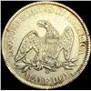 Image 2 : 1861-O CSA Bisected Date Seated Liberty Half AU