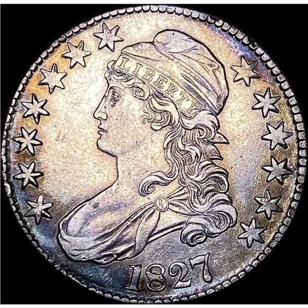 1827 Capped Bust Half Dollar CHOICE AU