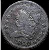 1809 Classic Head Half Cent NICELY CIRCULATED