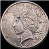 Image 1 : 1924 Peace Silver Dollar CLOSELY UNCIRCULATED