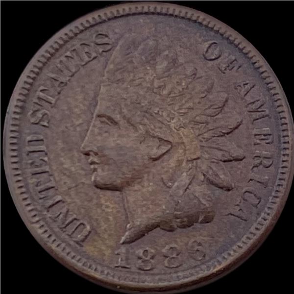 1886 Indian Head Cent NEARLY UNCIRCULATED