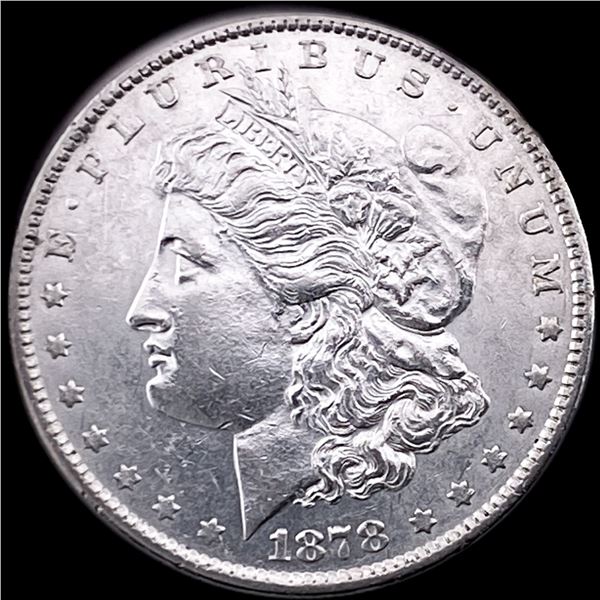 1878 Silver Morgan Dollar CLOSELY UNCIRCULATED