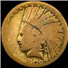Image 1 : 1908 Indian Head $5 Gold Half Eagle NICELY CIRCULATED
