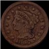 1847 Braided Hair Large Cent NEARLY UNCIRCULATED