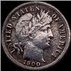 1900-S Silver Barber Dime NICELY CIRCULATED