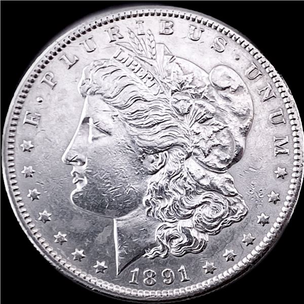 1891-S Silver Morgan Dollar CLOSELY UNCIRCULATED